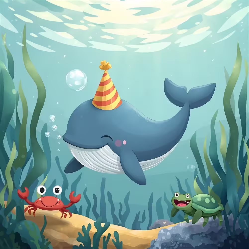 Even baby whales love a good giggle!