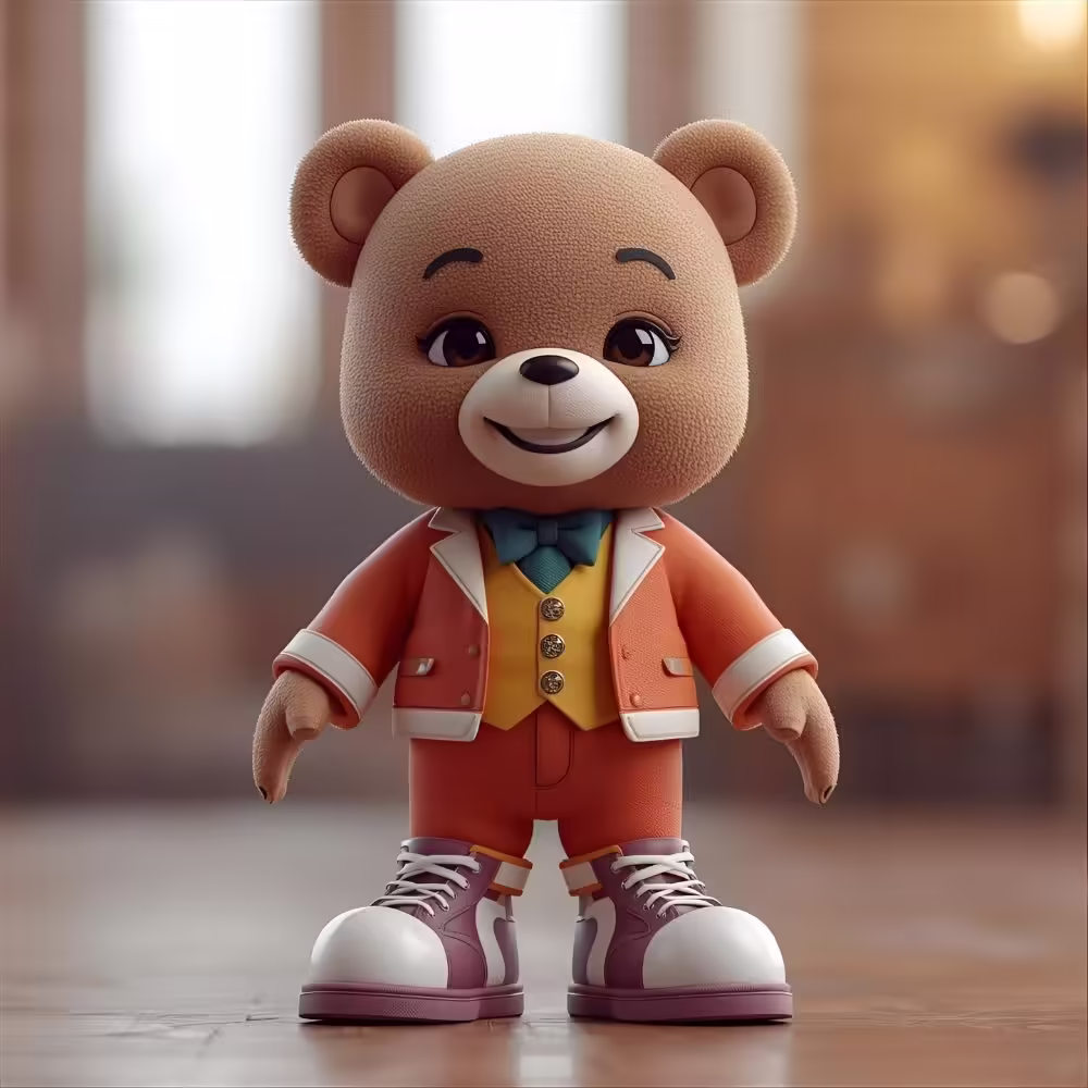 cute-bear-in-joker-costume