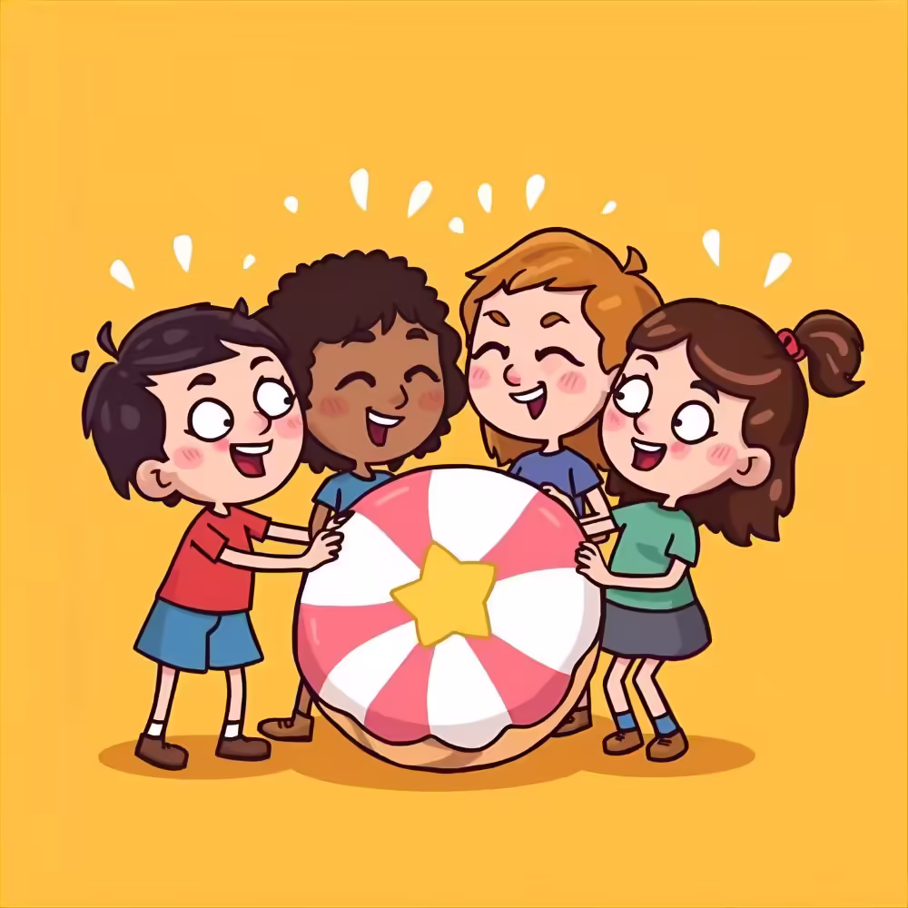 cartoon-friends-pranking playful prank