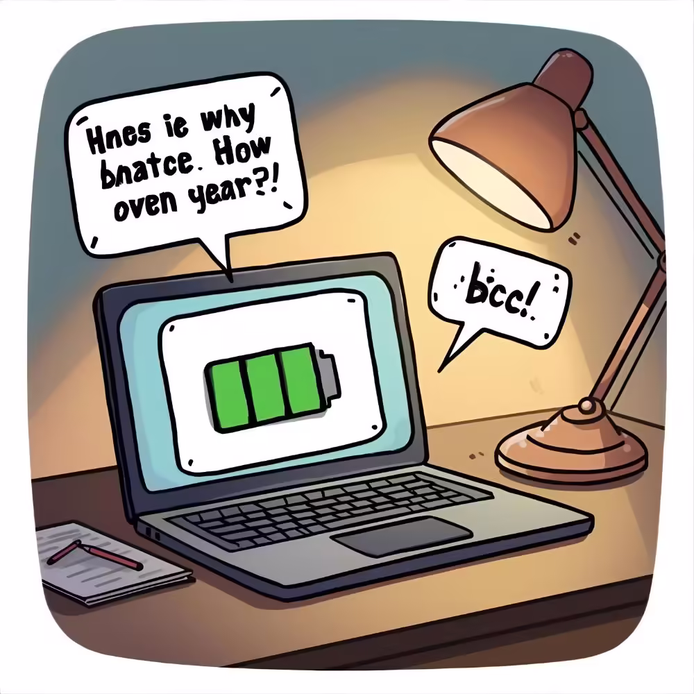 tech and dark humor illustration