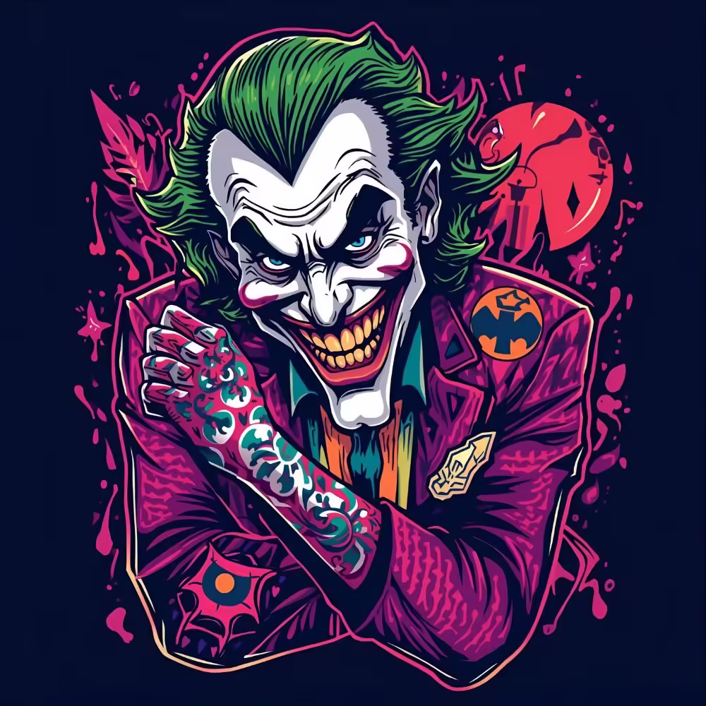 joker-smile-tattoo-ideas-funny-design