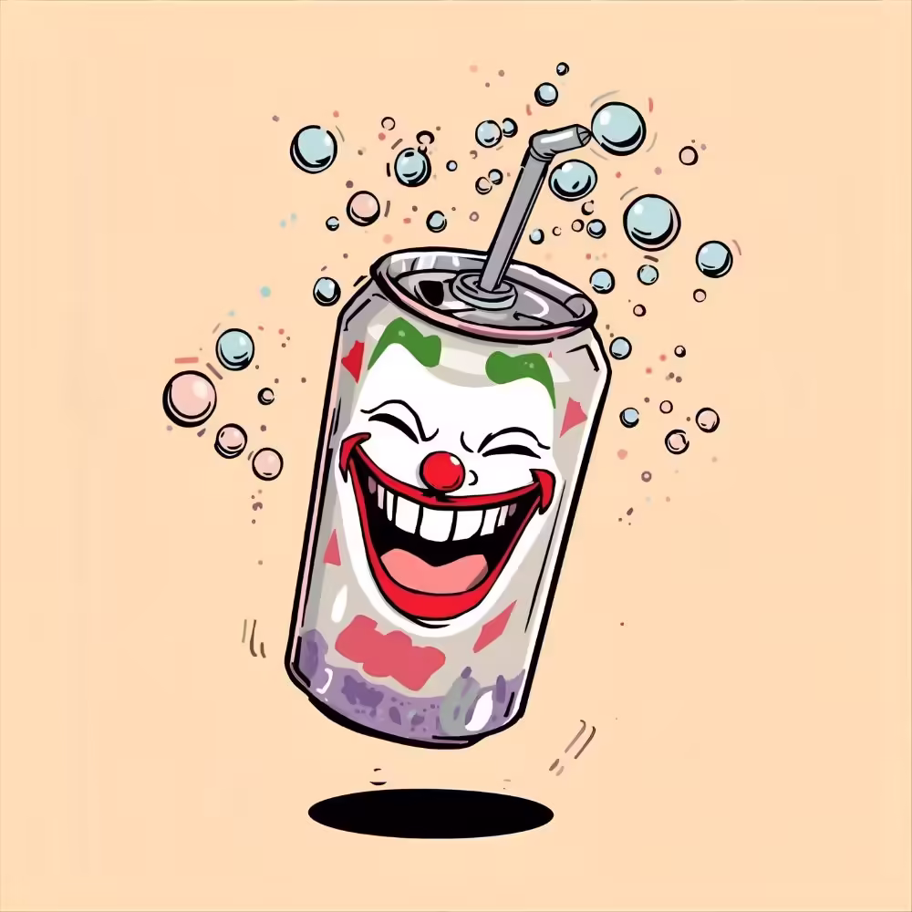laughing-soda-joker-fizz-pun