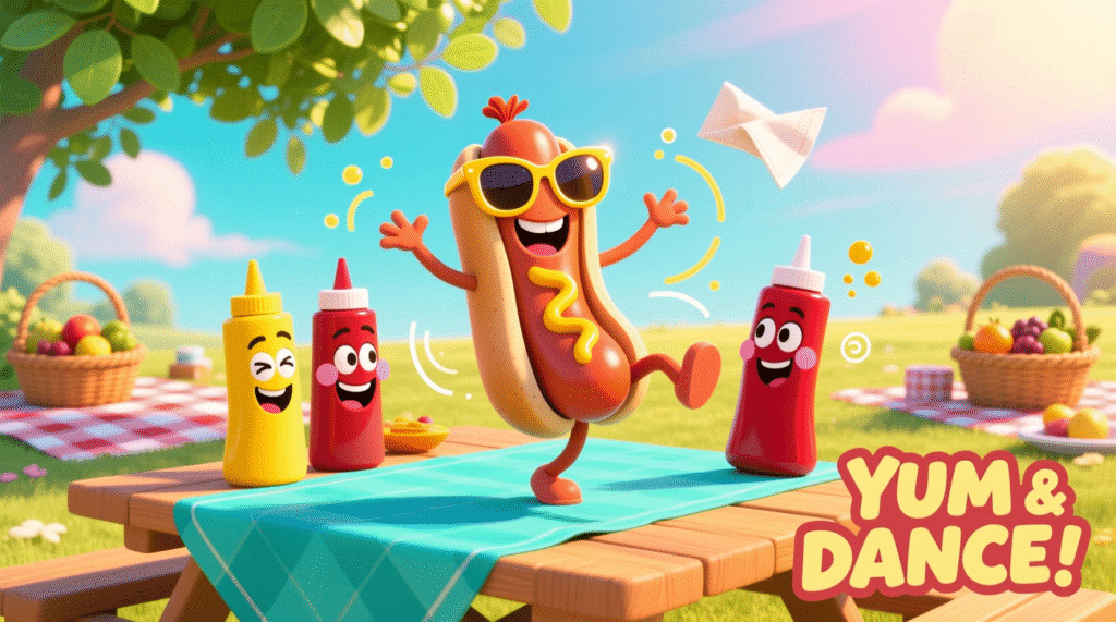 funny-hot-dog-jokes-cartoon-picnic