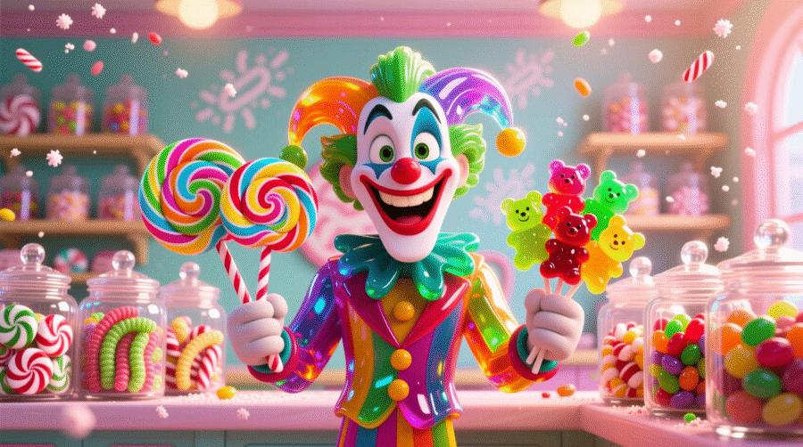 joker-candy-cartoon-in-candy-shop-4k