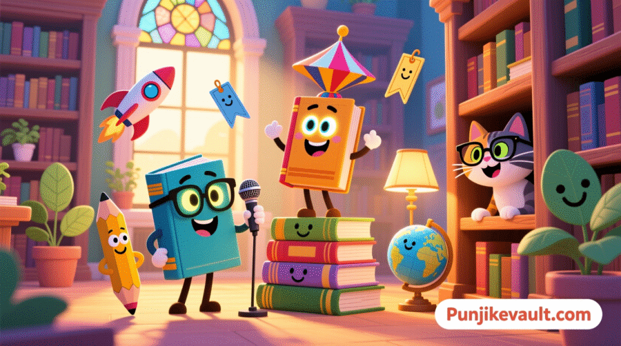 bright-cartoon-illustration-of-smiling-books-and-funny-library-characters-for-jokes-about-books-punjokevault