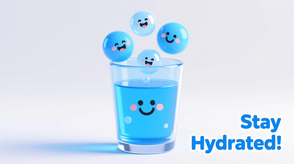 Pure hydration pure laughter.