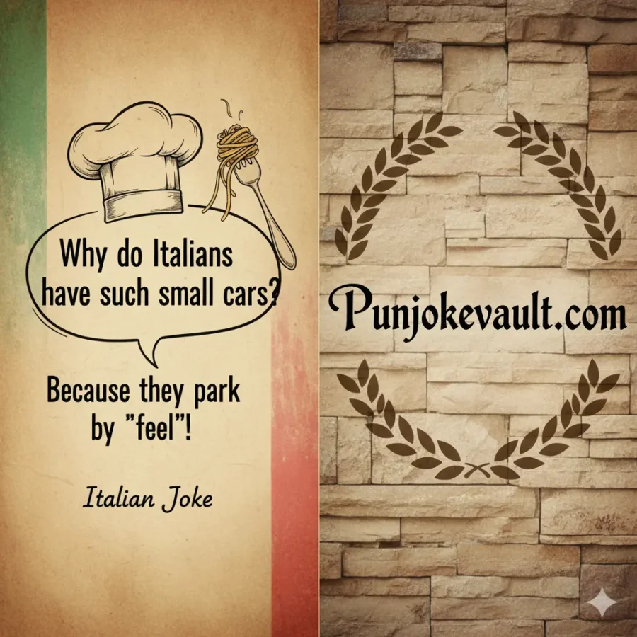 “Funny Italian jokes that make you laugh harder than pizza — hilarious Italian humor and puns for all ages.”