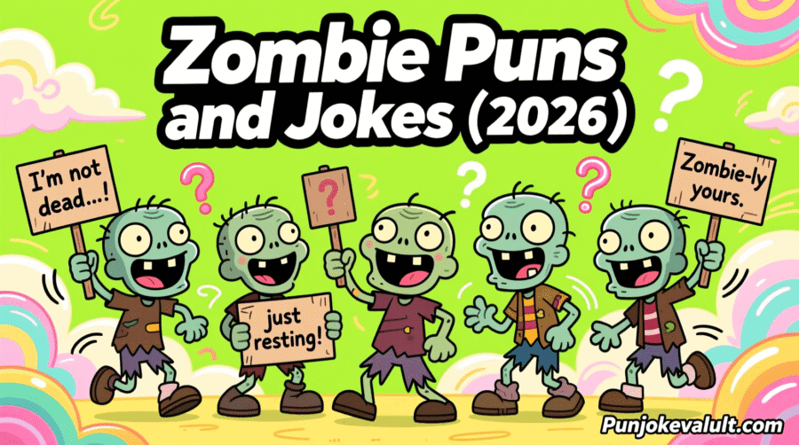 Zombie Puns and Jokes