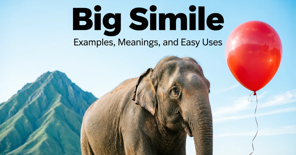 big simile