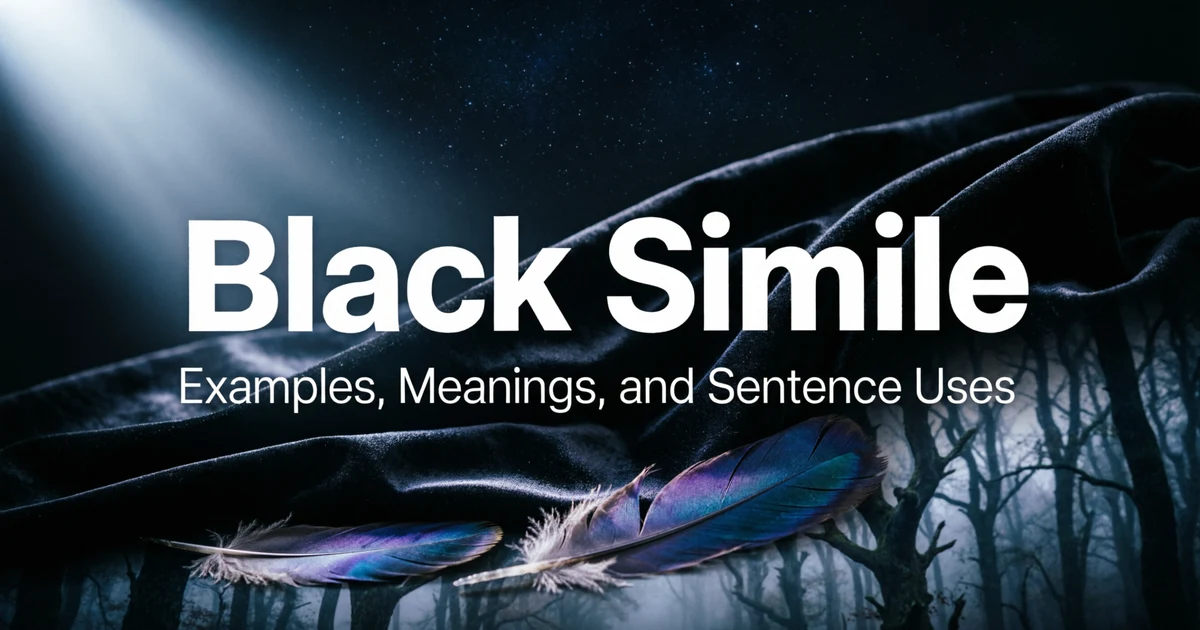 black simile