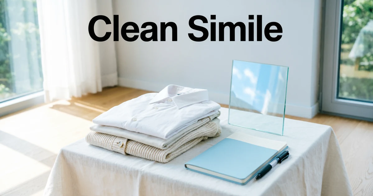 clean simile