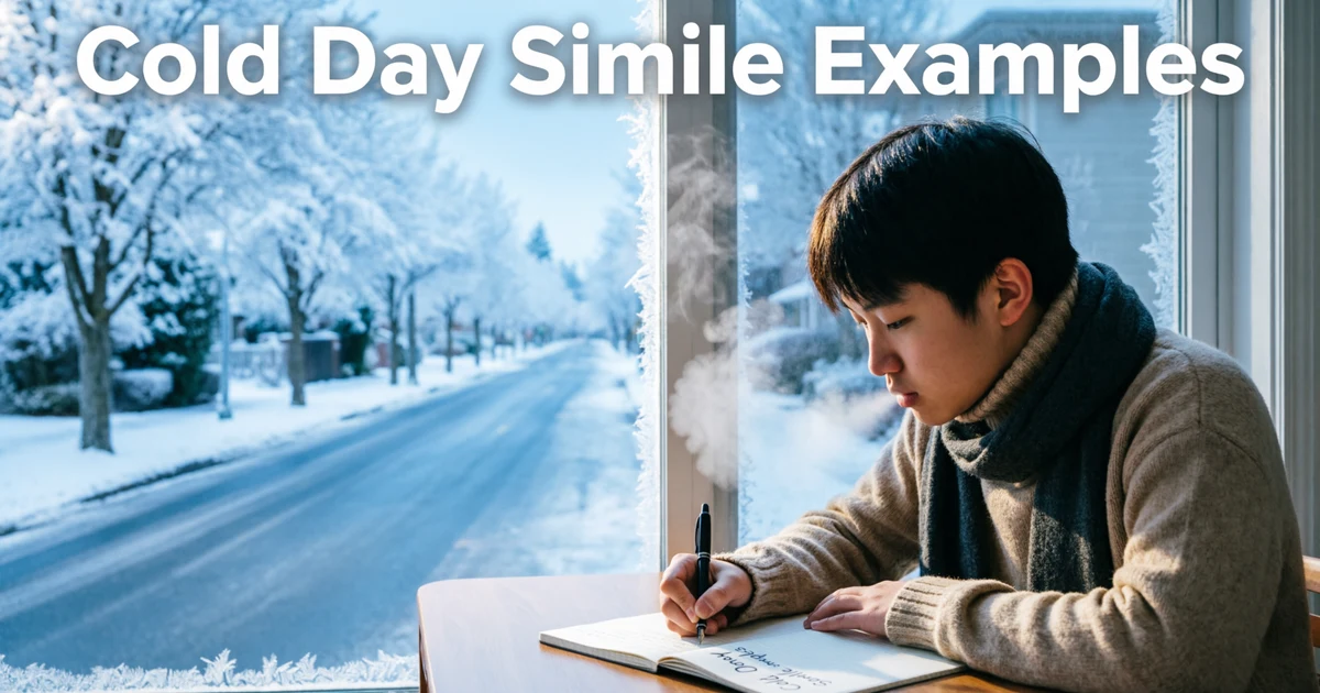 cold day similes