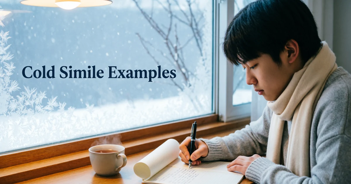 similes for cold weather