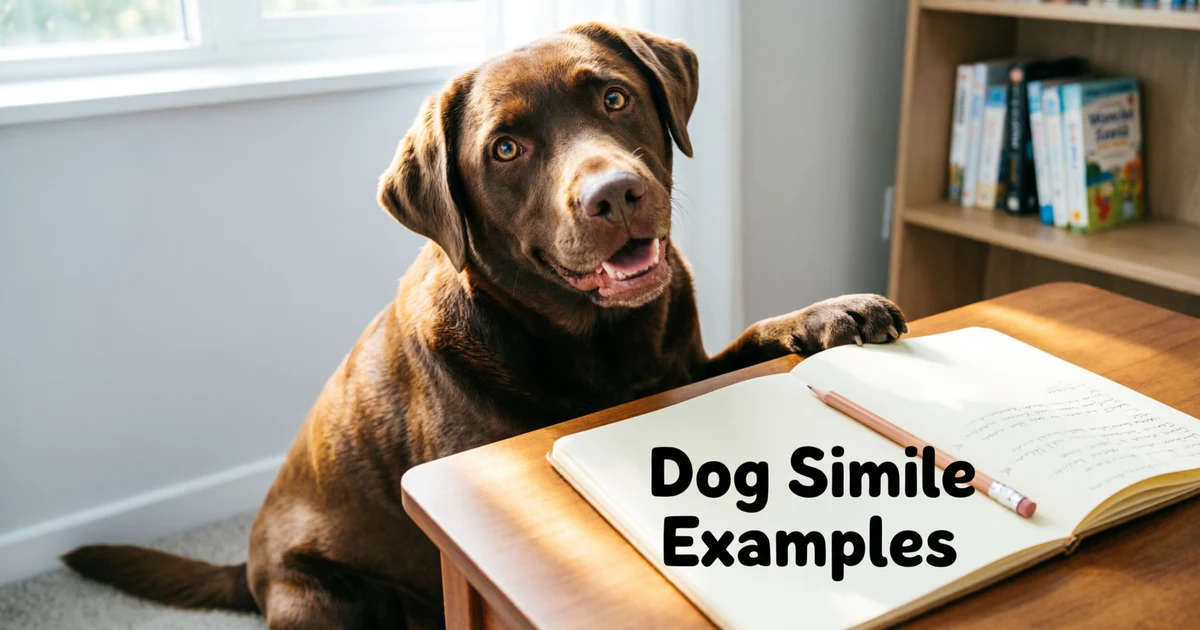 similes for dogs