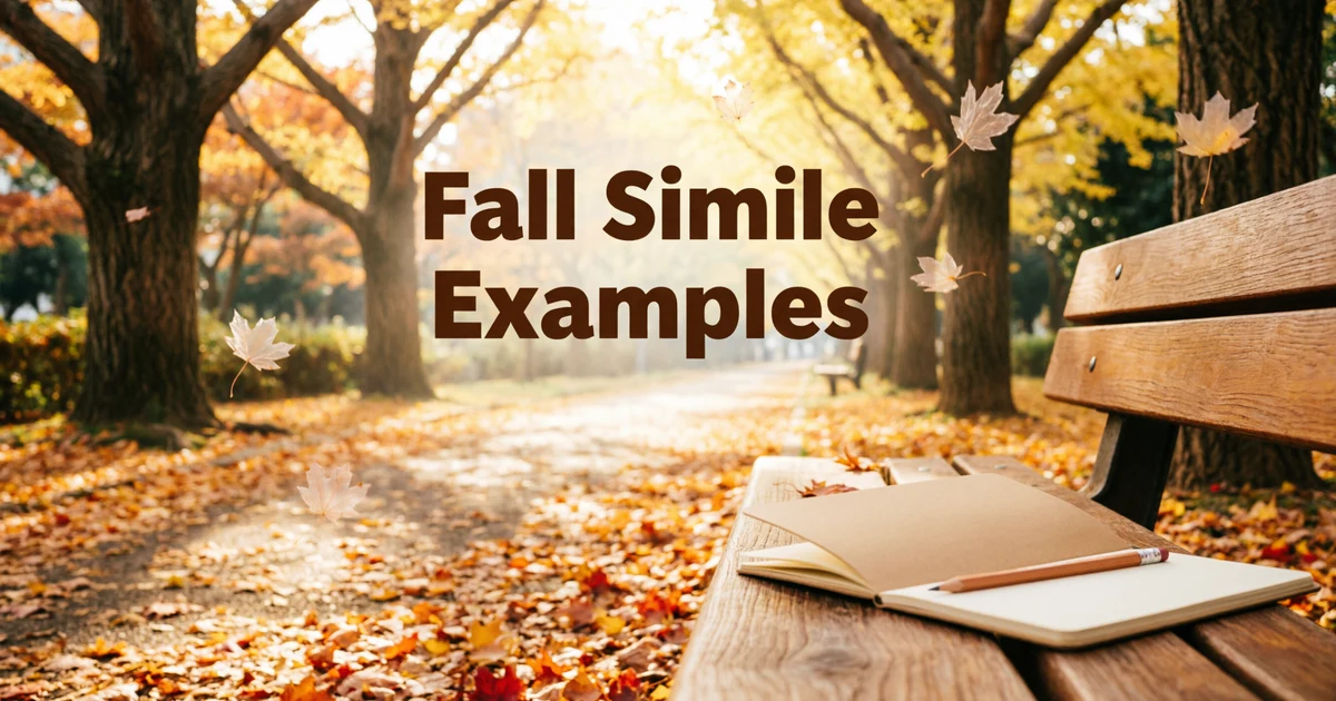 fall season simile