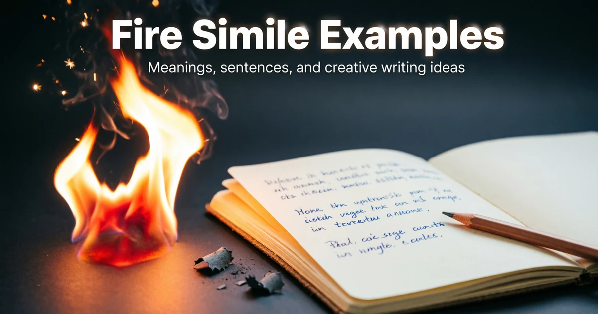 fire simile