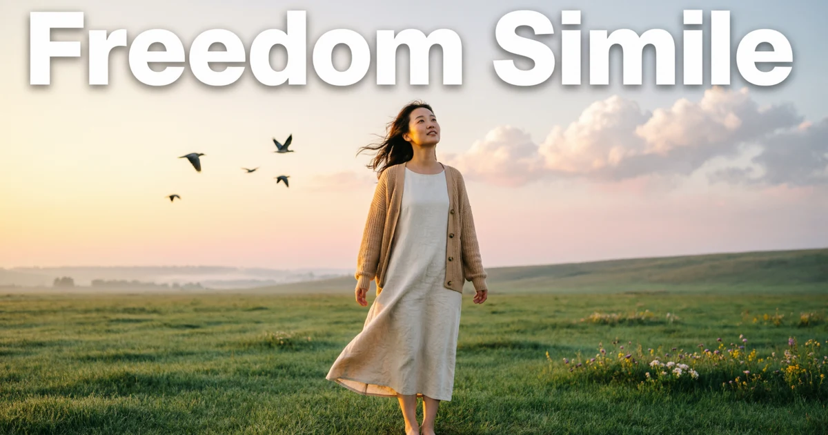 freedom simile