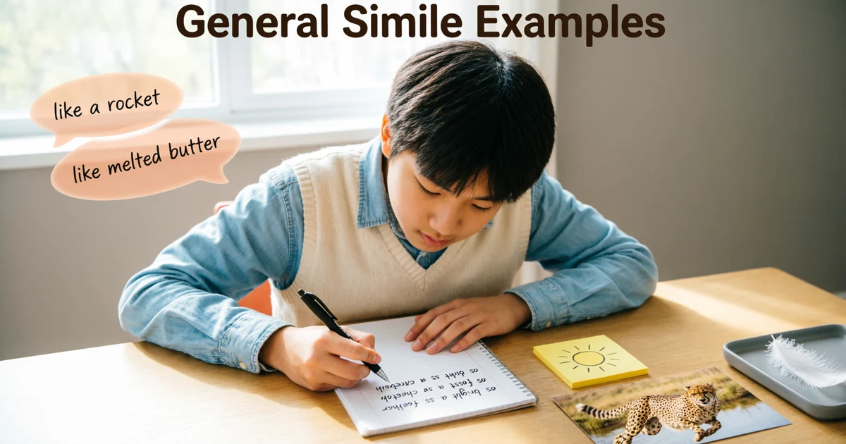general simile example