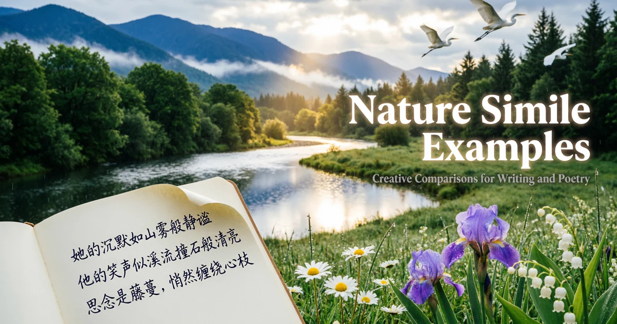 nature similes