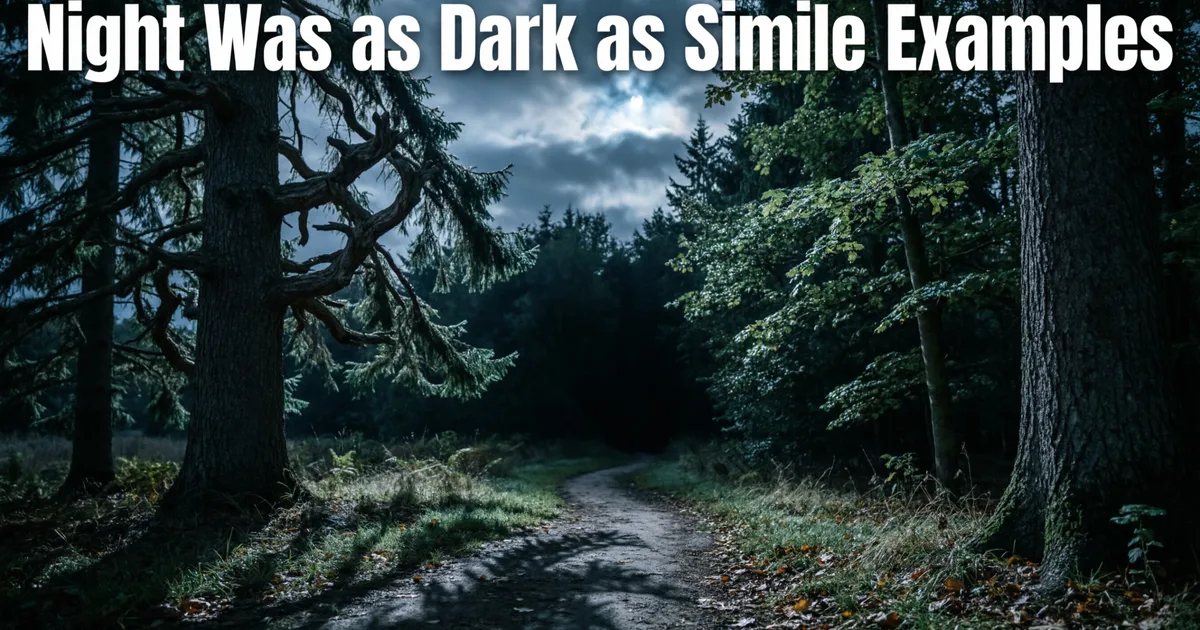 night simile
