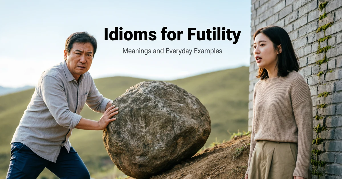idioms for futility