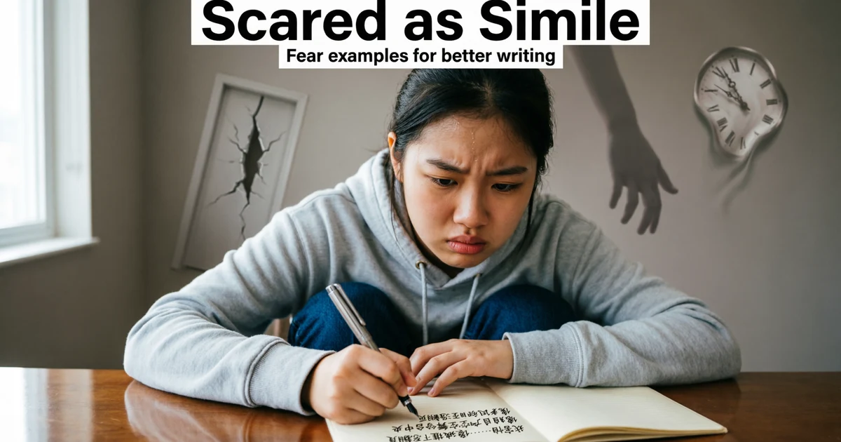 Scared as Simile