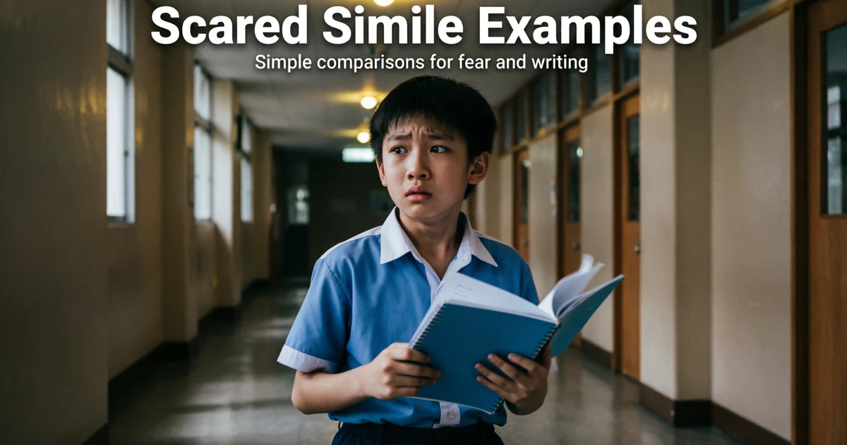 Scared Simile