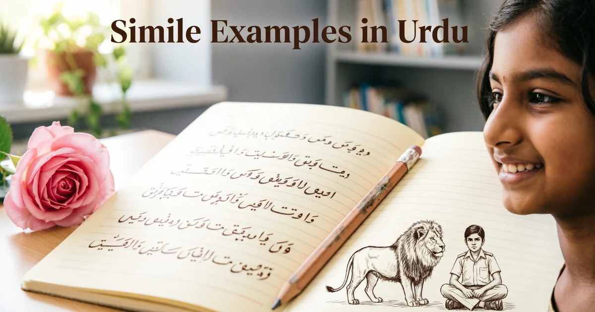 Simile Examples in Urdu
