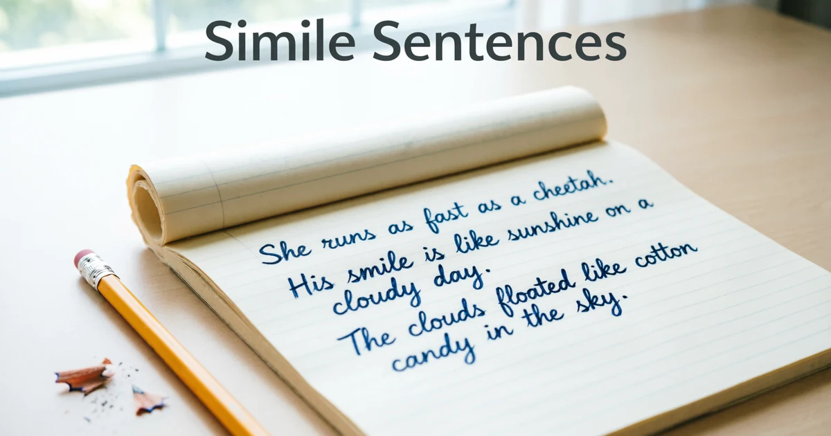 Simile Sentences