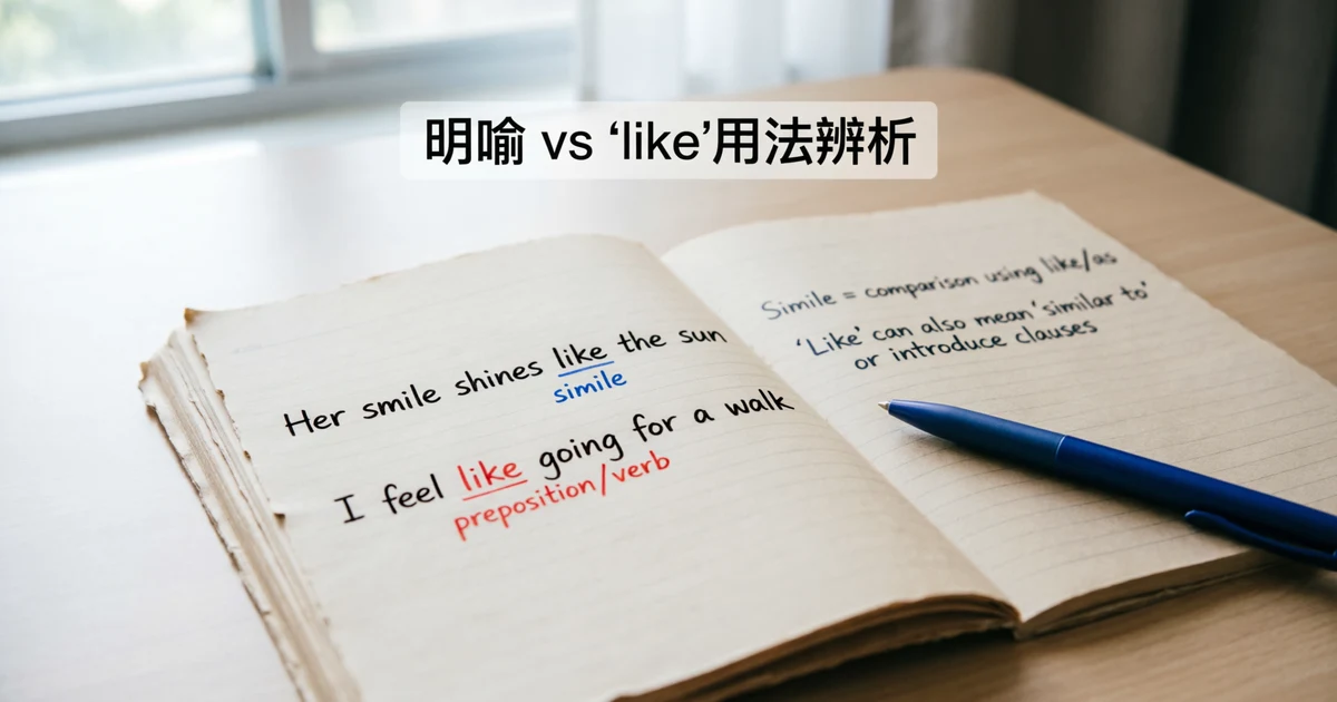 Simile vs Like