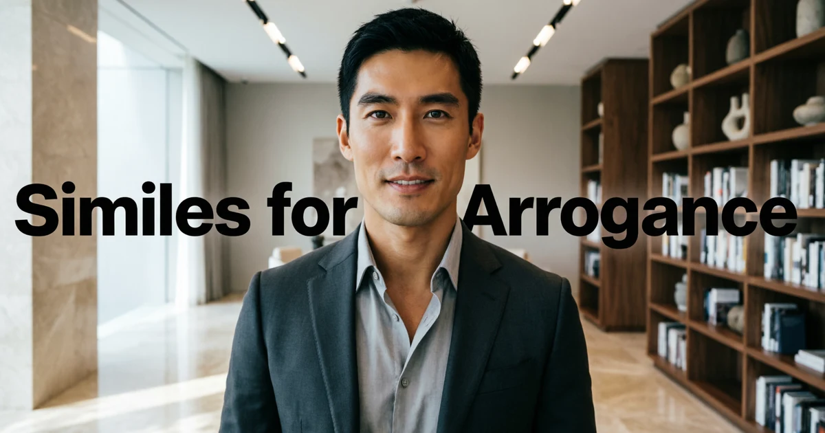 Similes for Arrogance