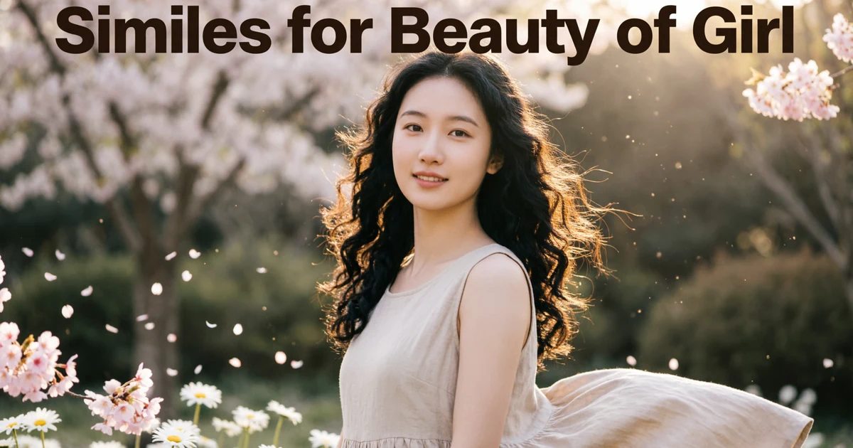 Similes for Beauty of Girl
