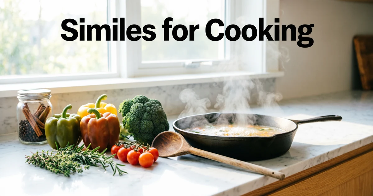 Similes for Cooking