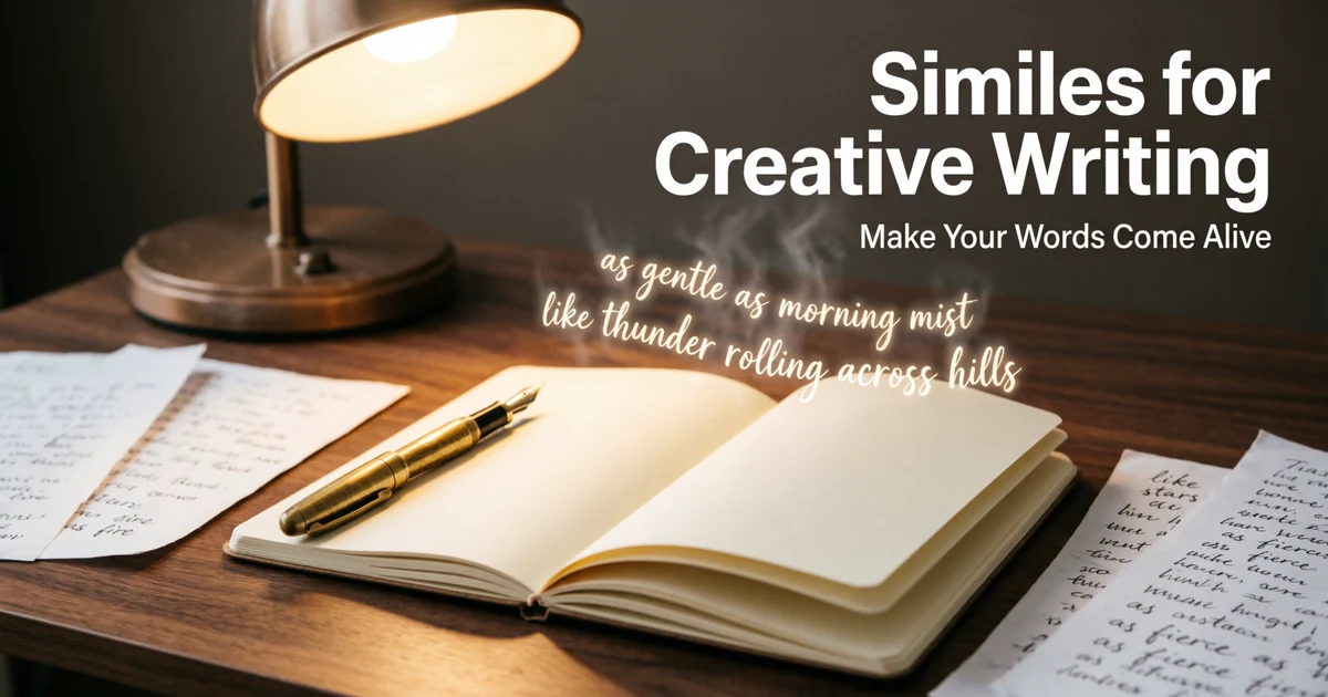 Similes for Creative Writing