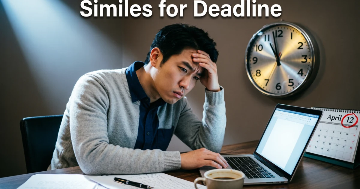 Similes for Deadline