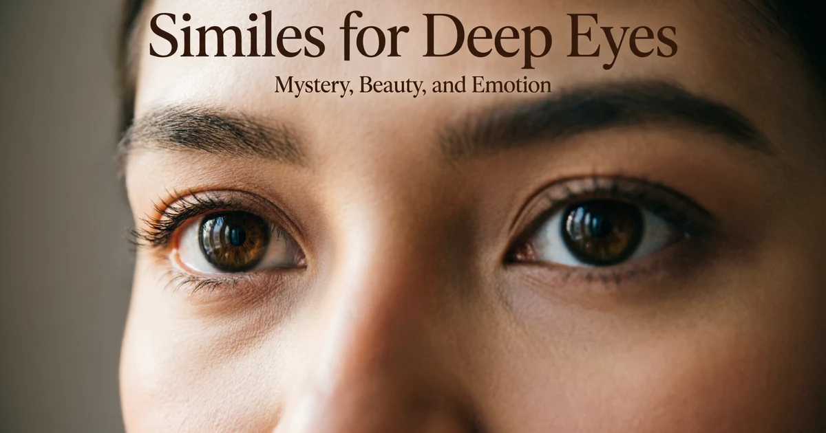 Similes for Deep Eyes