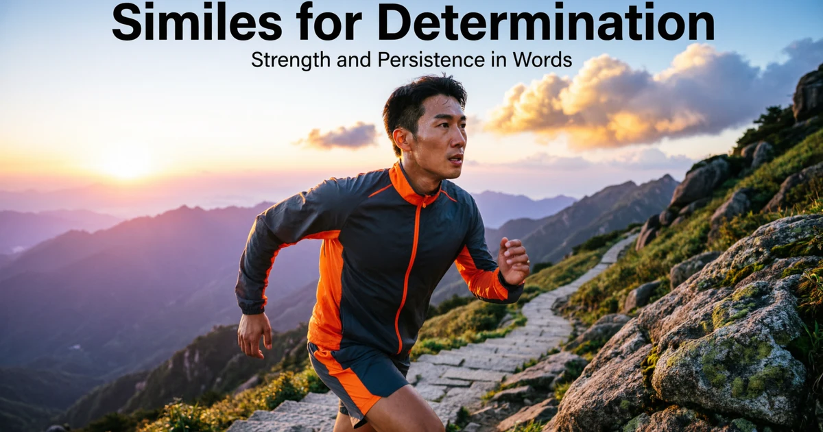 Similes for Determination