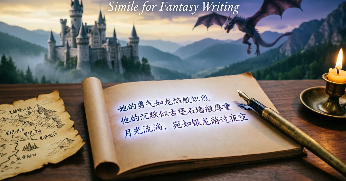 Simile for Fantasy Writing