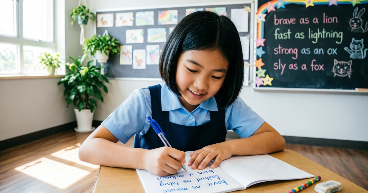 Simile for Grade 4