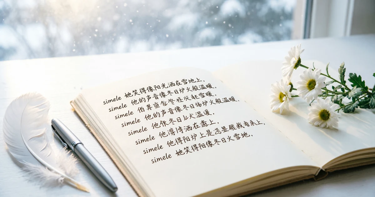 White Simile Examples