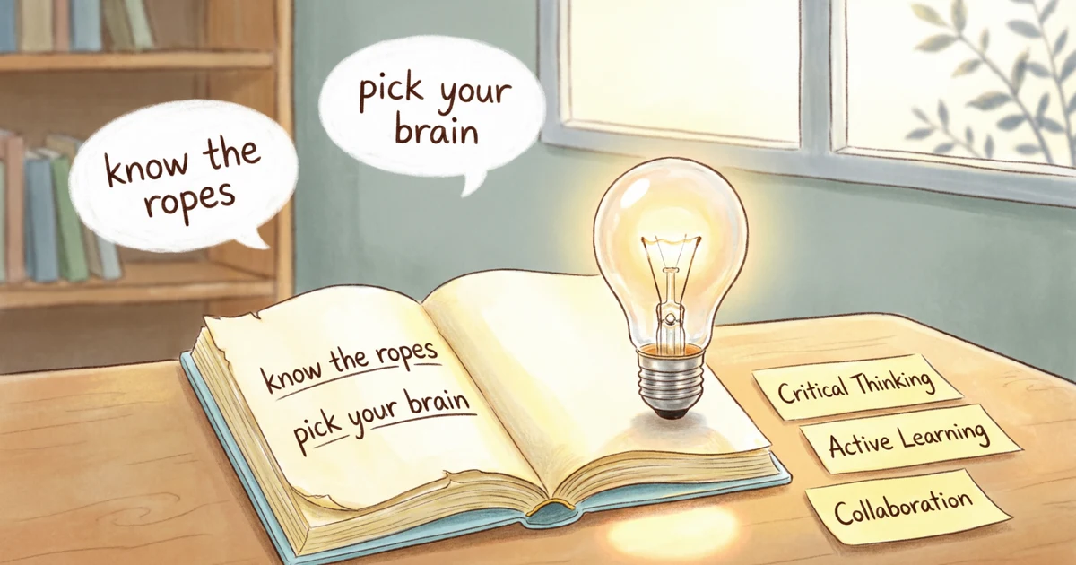 Idioms for knowledge with examples, meanings, and comparison with knowledge metaphors