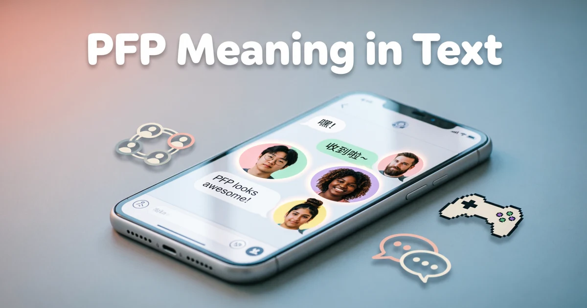 PFP meaning in text explained through profile pictures and social media messages