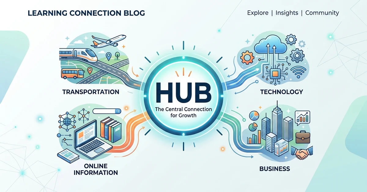 Hub meaning and examples in English