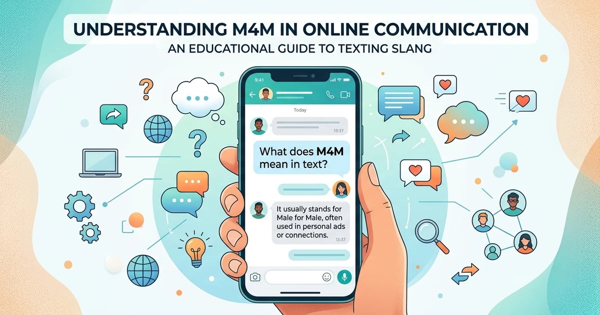 M4M meaning in text and online communication