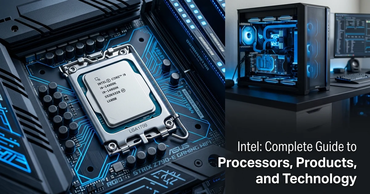 Intel processor installed on a modern computer motherboard