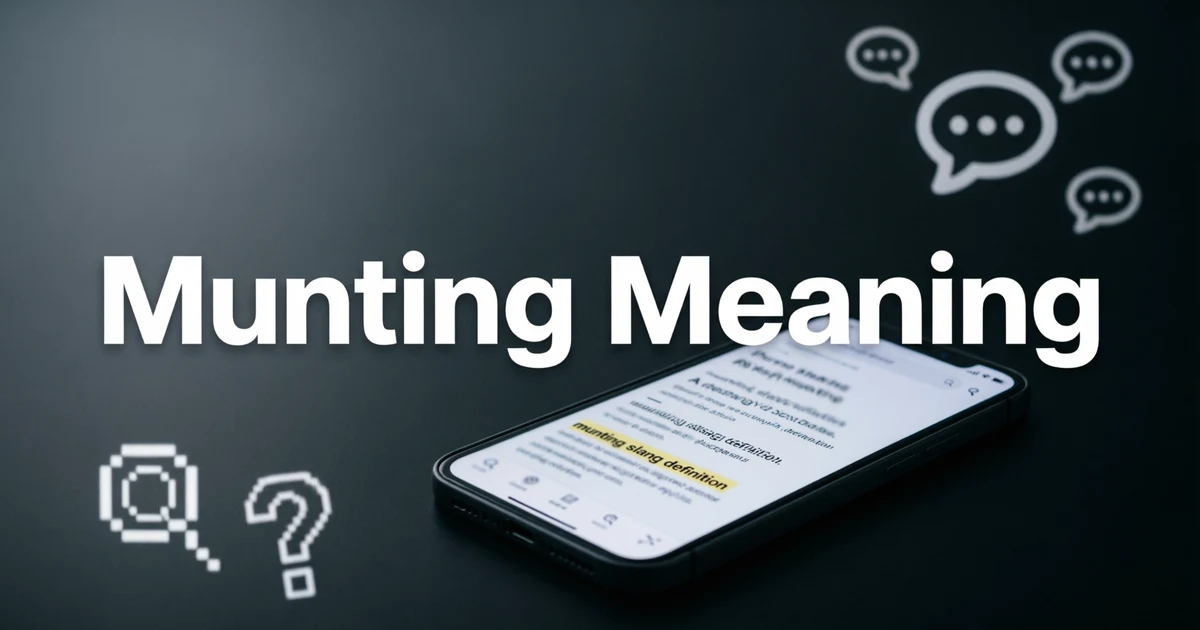 Munting meaning explained as internet slang and an alternative architectural term
