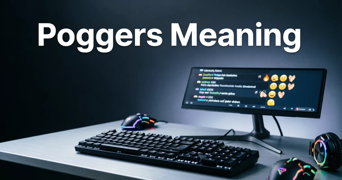 Poggers meaning explained with gaming chat reactions and online slang
