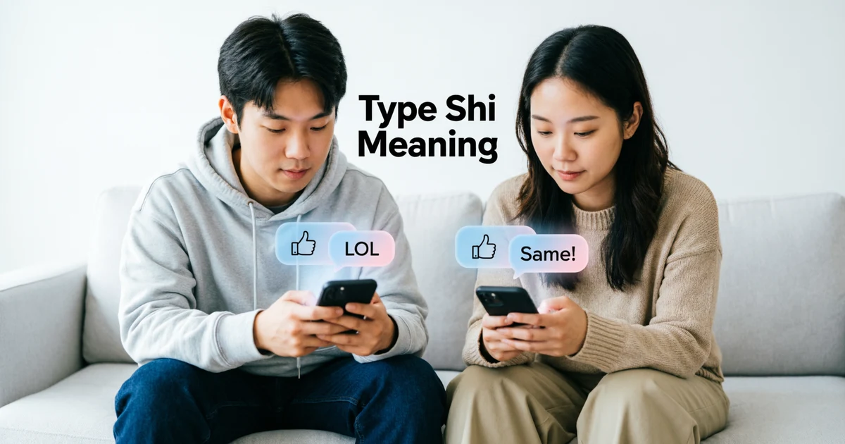 Type shi meaning explained with texting and social media conversation examples